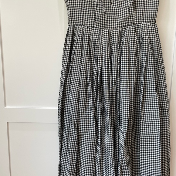 1960s Plaid Gingham Vintage Dress 2 Small - Picture 5 of 6